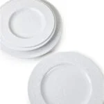 Plato Postre Porcelana Tramontina Quartzo 21 Cm Blanco