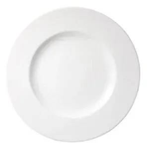 Plato Postre Porcelana Tramontina Quartzo 21 Cm Blanco