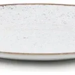 Plato Playo Porcelana Tramontina Rustico Marron 25 Cm
