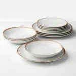 Plato Playo Porcelana Tramontina Rustico Marron 25 Cm