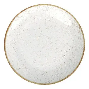 Plato Playo Porcelana Tramontina Rustico Marron 25 Cm
