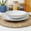Plato Hondo Porcelana Tramontina Rustico Marron 22 Cm