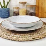 Plato Hondo Porcelana Tramontina Rustico Marron 22 Cm