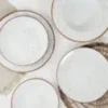 Plato Pan Porcelana Tramontina Rustico Marron 16 Cm Blanco/marrón Rústico Marrón
