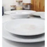 Plato Postre Porcelana Tramontina Itaunas 21 Cm Blanco Itaunas