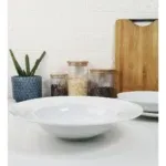 Plato Pasta Porcelana Tramontina Itaunas 27 Cm Blanco Itaunas
