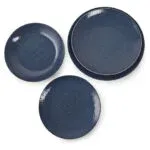 28266TRA0121-4 Plato Playo Porcelana Tramontina Topazio 25 Cm Azul Oscuro Topazio