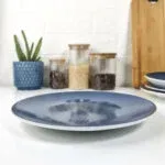 28266TRA0121-5 Plato Playo Porcelana Tramontina Topazio 25 Cm Azul Oscuro Topazio