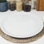 Playo De Pizza Porcelana Tramontina 33 Cm Liso Blanco