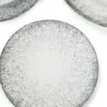 Plato Postre Porcelana Tramontina Camila 21 Cm Gris Camila