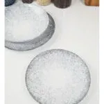 Plato Playo Porcelana Tramontina Camila 25 Cm Gris Camila