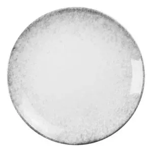 Plato Playo Porcelana Tramontina Camila 25 Cm Gris Camila