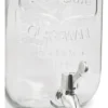 DISPENSER DE VIDRIO CON CANILLA 4 Litros