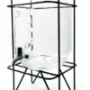 DISPENSER DE VIDRIO CON CANILLA + BASE 8 LITROS