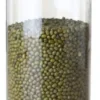 Frasco Tarro De Vidrio Con Tapa De Bambú Transparente