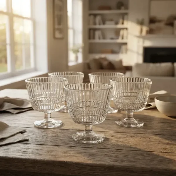 VASO VIDRIO LABRADO - 340 ML