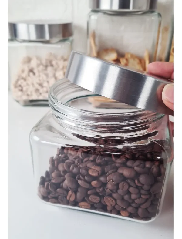 FRASCO DE VIDRIO CON TAPA DE ROSCA 850ML
