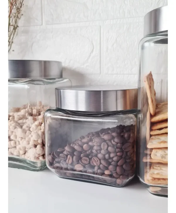 FRASCO DE VIDRIO CON TAPA DE ROSCA 850ML