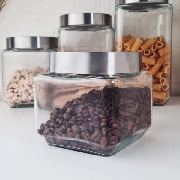 FRASCO DE VIDRIO CON TAPA DE ROSCA 850ML
