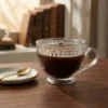 TAZA VIDRIO LABRADO - 457 ML