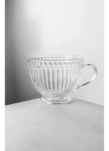 TAZA VIDRIO LABRADO - 457 ML