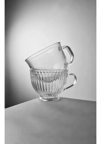 TAZA VIDRIO LABRADO - 457 ML