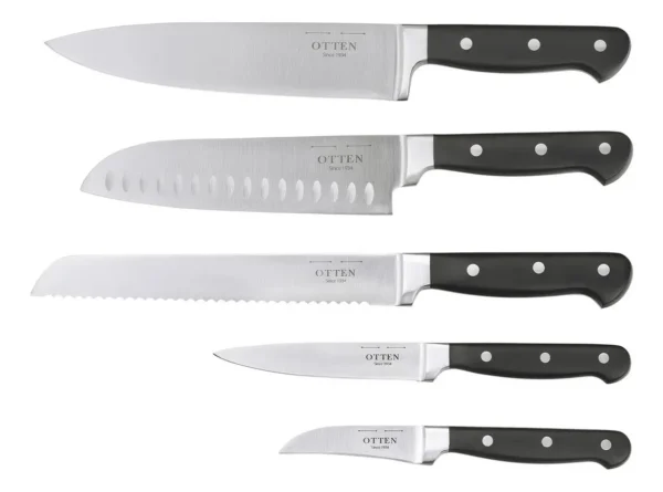 OTTEN-TACO DE CUCHILLOS ACERO 5PZAS P517