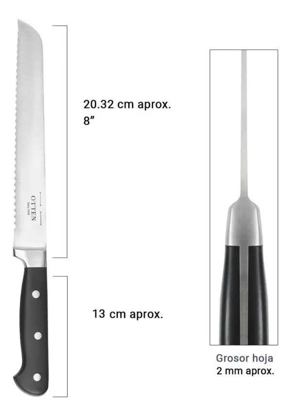 OTTEN-TACO DE CUCHILLOS 5PZAS BA513