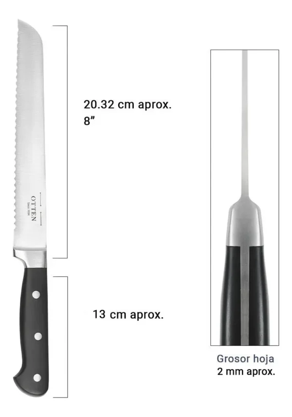 OTTEN-TACO DE CUCHILLOS 5PZAS W504