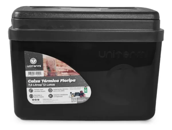 CONSERVADORA FLORIPA 15 L - TAPA BANDEJA - NEGRO -71123