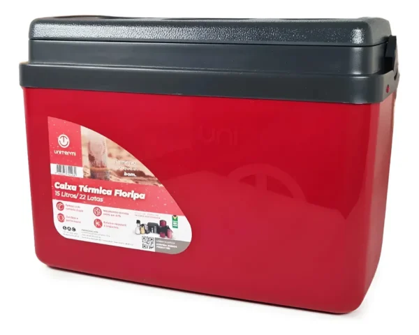 CONSERVADORA FLORIPA 15 L - TAPA BANDEJA - ROJO-71120