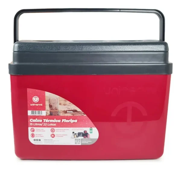 CONSERVADORA FLORIPA 15 L - TAPA BANDEJA - ROJO-71120