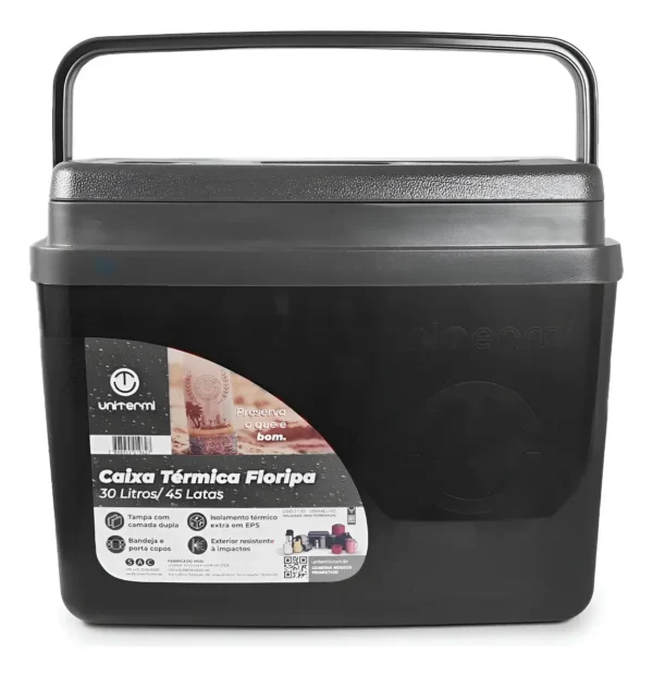 CONSERVADORA FLORIPA 30 L - TAPA BANDEJA - ROJO -71101