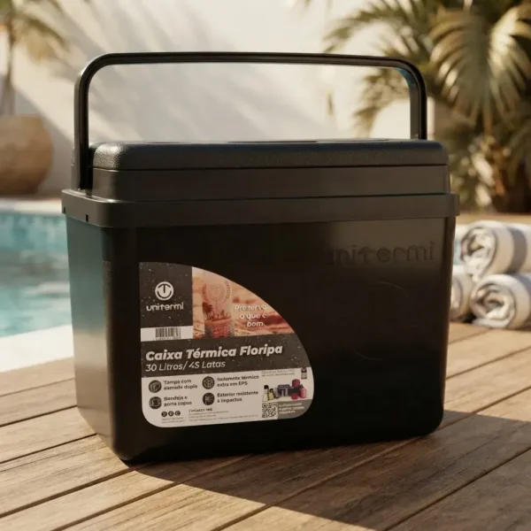CONSERVADORA FLORIPA 30 L - TAPA BANDEJA - ROJO -71101