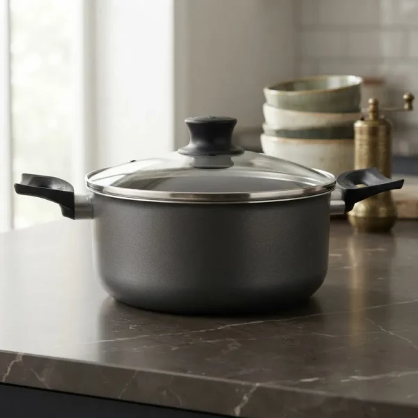 33229PAN0048 MAGNIFIC - CACEROLA 20 CM - COLOR NEGRO 1 MM