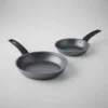 33229PAN0076-3 MAGNIFIC - JUEGO DE 2 SARTENES FRANCESAS 16+20 CM- COLOR NEGRO