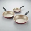33229PAN0079-3 MAGNIFIC - JUEGO DE 3 SARTENES FRANCESAS 16+20+24 CM- COLOR CEREZA