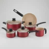 33229PAN0083-3 MAGNIFIC - JUEGO C/6 OLLAS - COLOR CEREZA