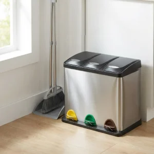 TACHO P/RECICLAJE 24Lt  TRIPLE CANASTO. TF423-34
