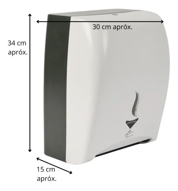 Dispenser De Toalla De Papel Con Sensor A Pila Otten Blanco