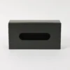 Caja Porta Pañuelos Organizador Acero Inoxidable Otten Negro