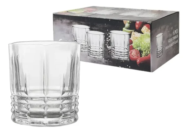 VASO VIDRIO LABRADO - 330 ML