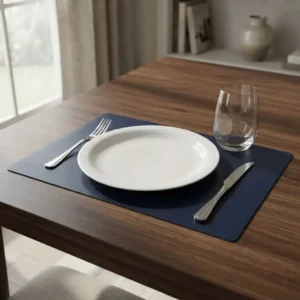 34014DUN480 Mantel Individual Reversibles Liso Otten 30 X 45 Cm Color Azul