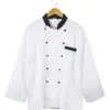 CHAQUETA DE CHEF BLANCA MANGA LARGA XL - TF505-14
