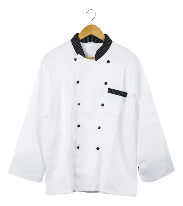 CHAQUETA DE CHEF BLANCA MANGA LARGA XL - TF505-14