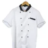 CHAQUETA DE CHEF BLANCA MANGA CORTA 2XL - TF505-15