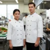CHAQUETA DE CHEF BLANCA MANGA LARGA XL - TF505-16