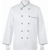 CHAQUETA DE CHEF BLANCA MANGA LARGA L - TF505-16