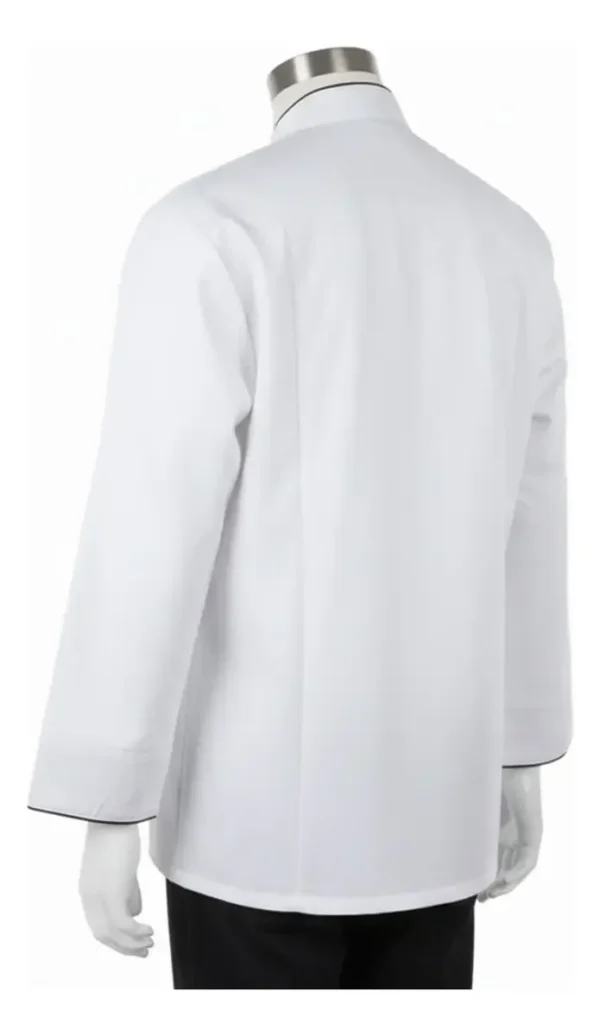 CHAQUETA DE CHEF BLANCA MANGA LARGA L - TF505-16