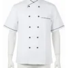 CHAQUETA DE CHEF BLANCA MANGA CORTA 2XL - TF505-17